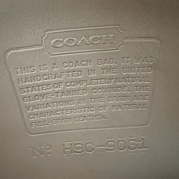 Vintage Coach 1999 Rambler’s Legacy Bag Bone NWT - Picture 8 of 11